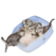 Catidea Litter Box Bread Bin Small Blue